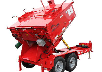 Asphalt hot box dumper